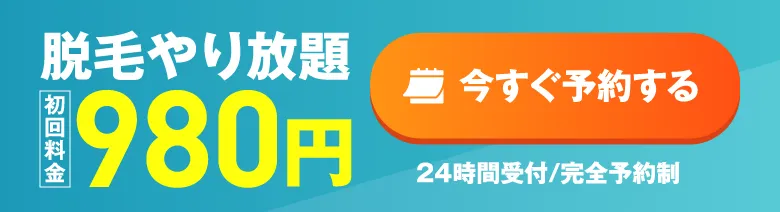 脱毛やり放題 初回料金980円 今すぐ予約する 24時間受付/完全予約制